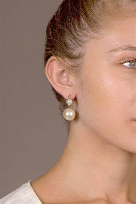 christian dior pearl earings|farfetch christian dior earrings.